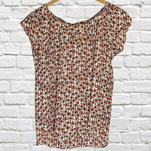 LC Lauren Conrad Floral Blouse